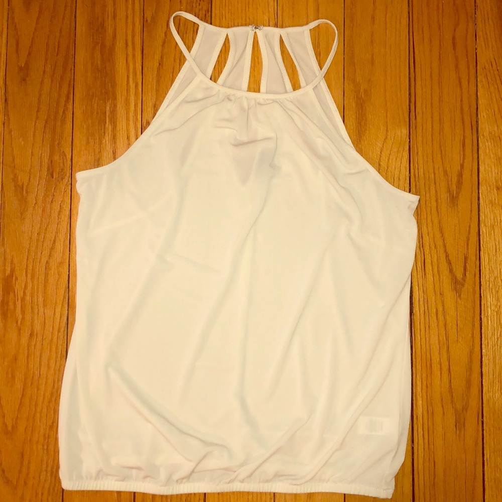 Halter with unique back